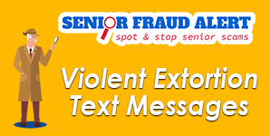 violent extortion text message